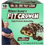 Fitcrunch Snack Size Protein Bars, (18 Count, Mint Chocolate chip)