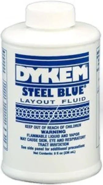 Dykem Steel Blue Layout Fluid