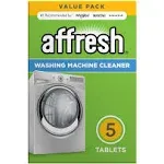 Affresh Washer Cleaner, 5 Count,  (washing machine cleaner)