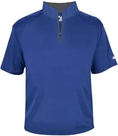 Badger Men's 4199 B-Core Short Sleeve Quarter-Zip