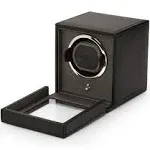 Wolf - Cub Watch Winder with Cover - Black