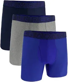 Under Armour Mens 3-Pk. Solid Branded Boxer Briefs ||P000753798||