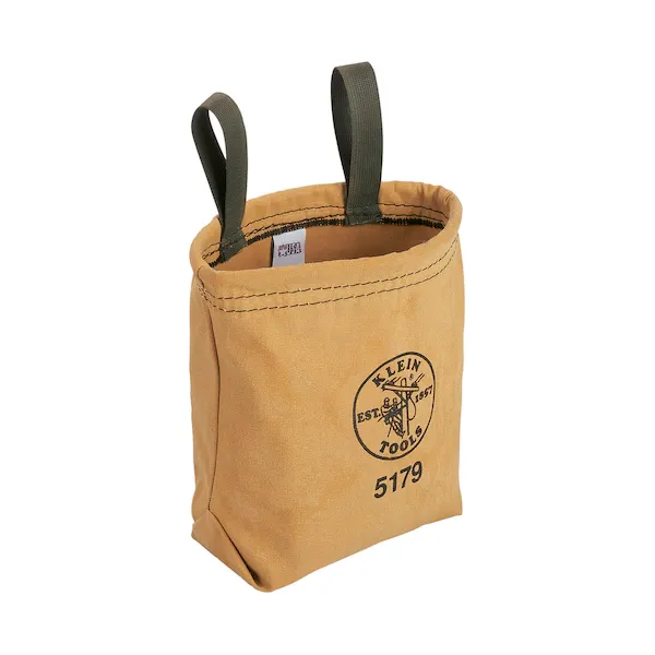 Tool Pouch, Water-Repellent Bag with Belt Loops, 7.5 x 7 x 3.5-Inch