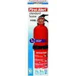 First Alert Multipurpose Rechargeable Home Fire Extinguisher, Red, 2.5 lb