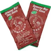 Huy Fong 7 Gram Sriracha Hot Chili Sauce Packets - 200/Case