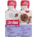 SlimFast Creamy Chocolate High Protein Shake (4 x 11 fl oz)