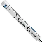 SuperStroke Traxion Claw 2.0 Putter Grip - White/Blue/Grey