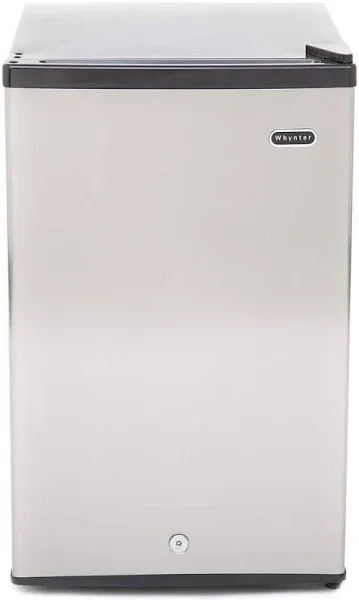 Whynter 2.1 cu.ft Energy Star Upright Freezer with Lock CUF-210SS