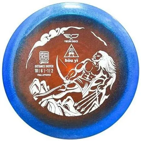 Yikun Pdga Disc Golf Distance Driver 170-175g Glaze Line Perfect for Outdoor Games and Competition