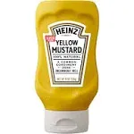 100% Natural Yellow Mustard (12 ct Pack, 8 oz Bottles)