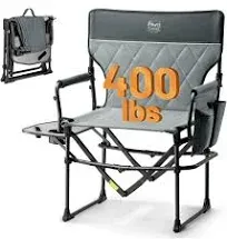 TIMBER RIDGE Heavy Duty Camping Chair with Compact Size, Portable Directors C...