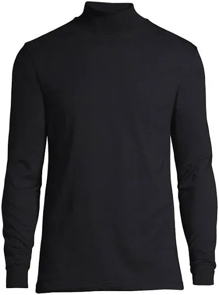 Lands' End Men's Super-T Mock Turtleneck