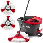 EasyWring Microfiber Spin Mop And Bucket Floor Cleaning System With 3 Refills