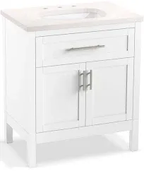 KOHLER Hadron Bathroom Vanity Cabinet with Sink and Quartz Top