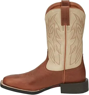 Justin Boot Company Men's Canter Whiskey 11" Stampede Western Cowboy Boots