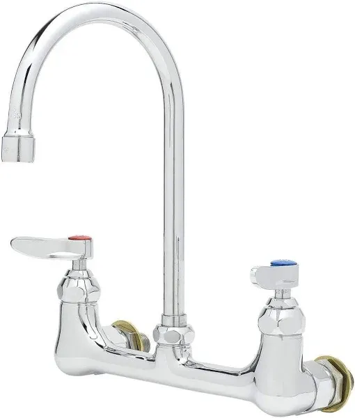 T and S Brass Wall Mounted Bridge Utility Faucet B-0331-CC