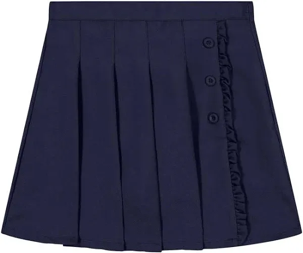 Nautica Girls' School Uniform Pleated Pull-on Scooter Skirt