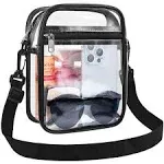 USPECLARE Clear Purse Stadium Clear Messenger Bag Stadium Approved for Men and Women Clear CrossBody Bag