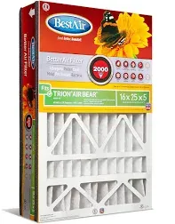 BestAir Trion Air Bear Furnace Filter AB1625-11R