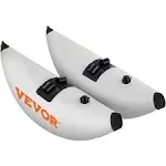 VEVOR Kayak Outrigger Stabilizer, 2 Pcs, PVC Inflatable Outrigger Float with Sidekick Arms Rod, Standing Float Stabilizer System Kit for Kayaks,