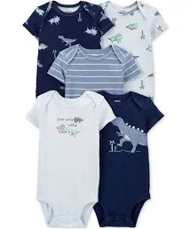 Carter's Baby Boys’ 5-Pack Bodysuits (9 Months)