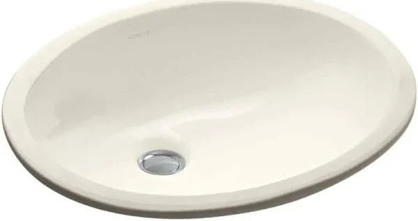 ​KOHLER K-2209-0 Caxton 16-1/4 in. Oval Vitreous China Undermount Bathroom Sink