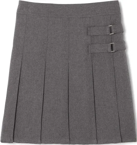 Girls Gray Skort X9103 Two Tab Scooter French Toast School Uniform Sizes 4 to 20