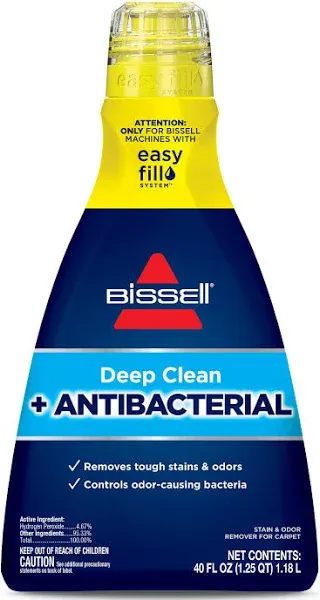 Bissell 1568 Deep Clean + Antibacterial Carpet Formula - 40 oz.