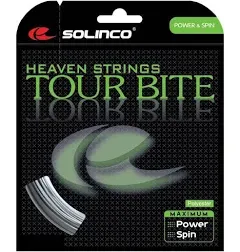 Solinco Tour Bite 16L/1.25 Tennis String (Silver)