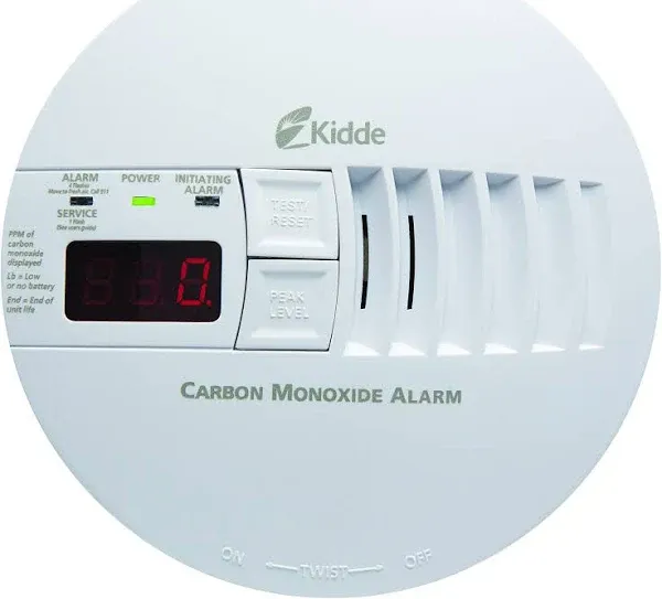 Kidde Carbon Monoxide Alarm Digital Display 900-0121 Brand New