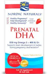 Prenatal DHA Strawberry Flavor, 90ct