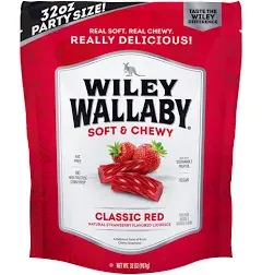 Wiley Wallaby Red Licorice 10oz