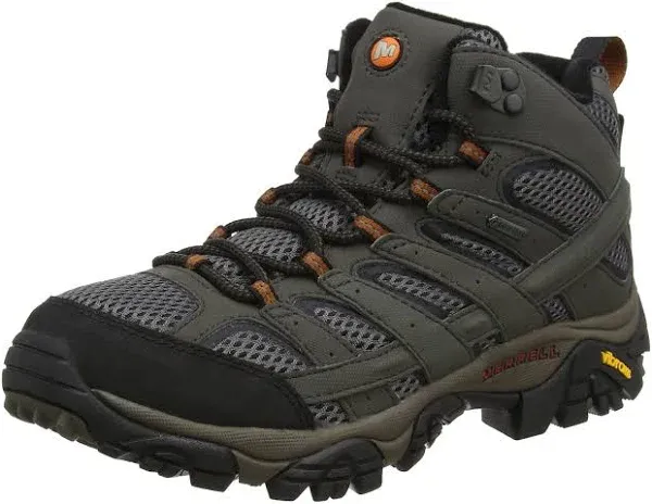 Merrell J06057 Men&#039;s Moab 2 Mid GTX Hiking Boot, Wallnut, 11