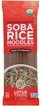 Lotus Foods Organic Buckwheat & Brown Soba Rice Noodles 8 oz