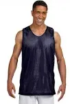 A4 NF1270 Men's Reversible Mesh Tank - Navy/ White - 2XL