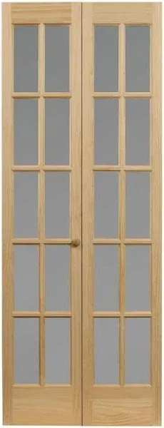 AWC Traditional Divided Frosted Glass Bifold Door