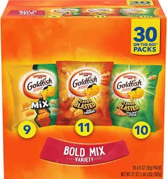 Goldfish Bold Mix Variety Baked Snack Crackers (1.69 lbs)