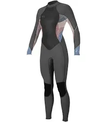 O'Neill Women's Bahia 3/2mm Back Zip Full Wetsuit