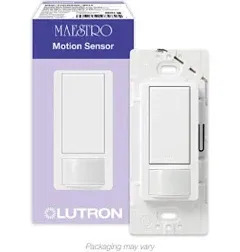 Motion Sensor Switch White 5-Amp Single-Pole or Multi-Location for Any Bulb Type