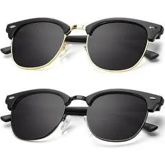 KALIYADI Polarized Semi-Rimless Driving Sun Glasses