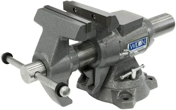 Wilton 5.5 Inch Jaw Width Anvil Multi Purpose Swivel Base Work Bench Vise, 28824