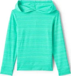 Lands' End Kids Long Sleeve UPF 50 Sun Hoodie Rash Guard