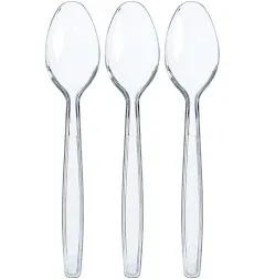 Prestee 300 Clear Plastic Spoons