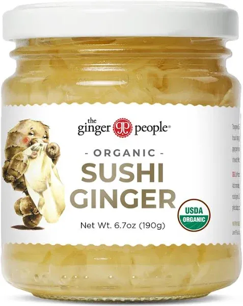 Cozy Farm - The Ginger People Organic Pickled Ginger - 6.7 Oz. Pack Of 12