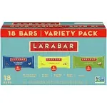 Larabar Variety Pack, Blueberry Muffin, Lemon Bar, Apple Pie, Fruit & Nut Bars, 18 ct