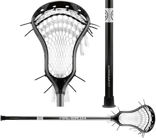 Maverik Charger Complete Lacrosse Stick (Black)