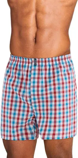 Jockey Boxers 3-Pack Cotton Blend Full-Cut Woven Underwear Small 28-30 NEW