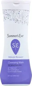 Summer&#039;s Eve Cleansing Wash for Sensitive Skin, Delicate Blossom, 15 Oz