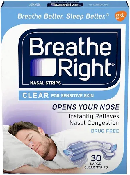 Breathe Right Nasal Strips