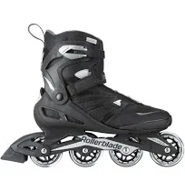 NEW ROLLERBLADE Zetrablade Men&#039;s Adult Fitness Inline Skate - Black/Silver US 10